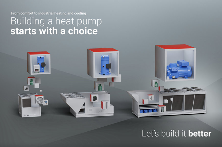 NEW DANFOSS COMPRESSORS FOR COMFORT AND INDUSTRIAL HEAT PUMPS CUT ENERGY USE AND EMISSIONS